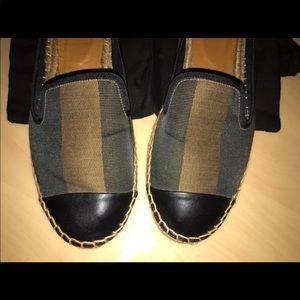 Pequin print authentic fendi espadrilles